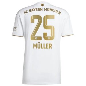 Camiseta FC Bayern Munich Thomas Müller 25 Segunda Equipación 2022 2023