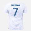 Camiseta Francia Antoine Griezmann 7 Segunda Equipación 2022