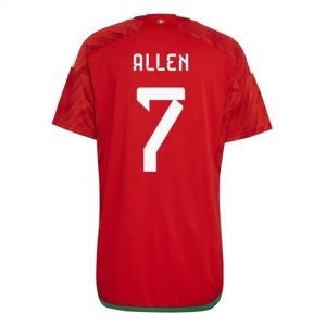 Camiseta Gales Allen 7 Primera Equipación 2022