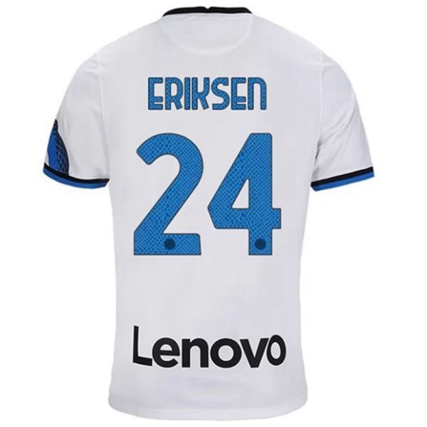 Camiseta Inter Milan Christian Eriksen 24 Segunda Equipación 2021 2022