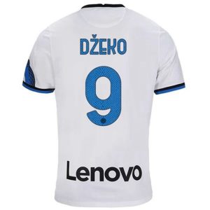 Camiseta Inter Milan Edin Džeko 9 Segunda Equipación 2021 2022