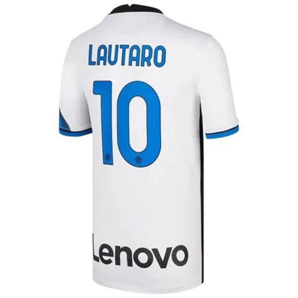 Camiseta Inter Milan Lautaro Martínez 10 Segunda Equipación 2021 2022