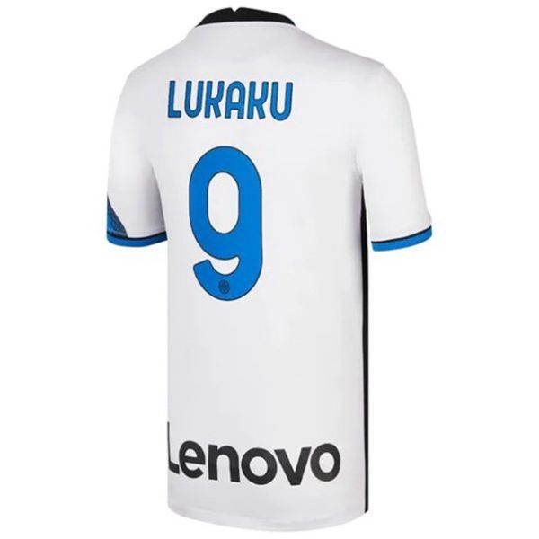 Camiseta Inter Milan Romelu Lukaku 9 Segunda Equipación 2021 2022