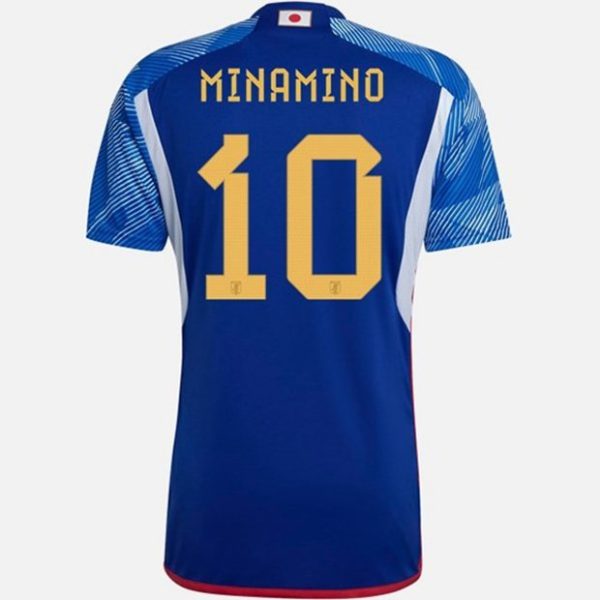 Camiseta Japón Minamino 10 Primera Equipación 2022