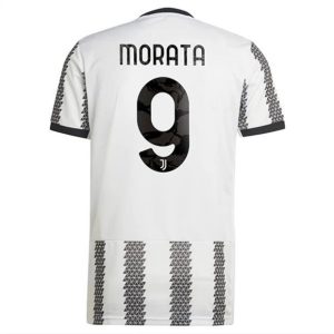 Camiseta Juventus Álvaro Morata 9 Primera Equipación 2022-23
