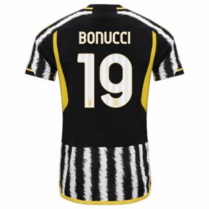 Camiseta Juventus Leonardo Bonucci 19 Primera Equipación 2023-2024