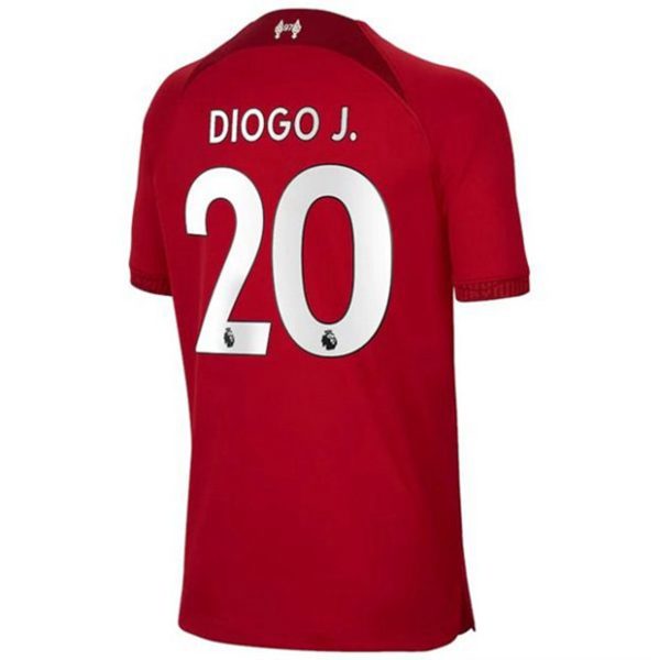 Camiseta Liverpool Diogo J. 20 Primera Equipación 2022-23