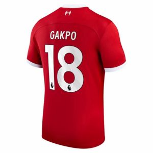 Camiseta Liverpool Gakpo 18 Primera Equipación 2023-2024