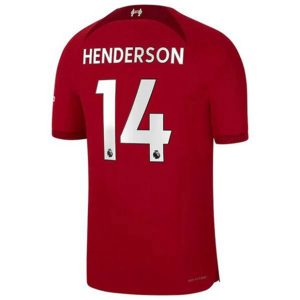Camiseta Liverpool Henderson 14 Primera Equipación 2022-23