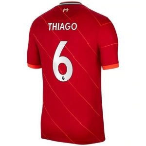 Camiseta Liverpool Thiago 6 Primera Equipación 2021 2022