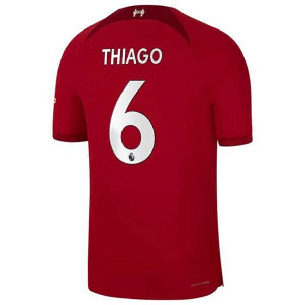 Camiseta Liverpool Thiago 6 Primera Equipación 2022-23