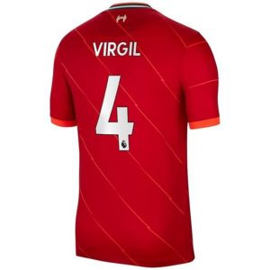 Camiseta Liverpool Virgil van Dijk 4 Primera Equipación 2021 2022