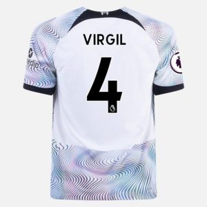 Camiseta Liverpool Virgil van Dijk 4 Segunda Equipación 2022 2023
