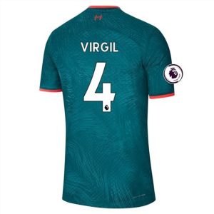 Camiseta Liverpool Virgil van Dijk 4 Tercera Equipación 2022 2023