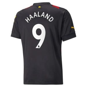Camiseta Manchester City Erling Haaland 9 Segunda Equipación 2022-23