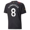 Camiseta Manchester City Gündogan 8 Segunda Equipación 2022-23