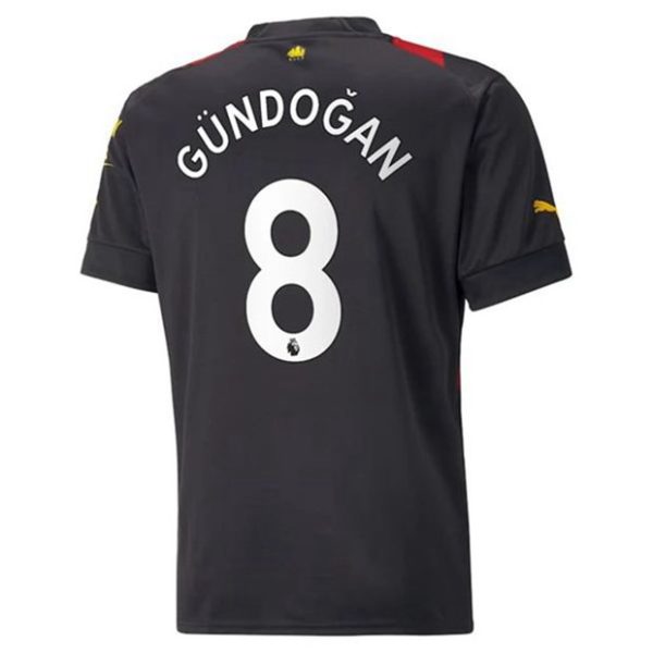 Camiseta Manchester City Gündogan 8 Segunda Equipación 2022-23