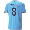 Camiseta Manchester City İlkay Gündoğan 8 Primera Equipación 2022-23