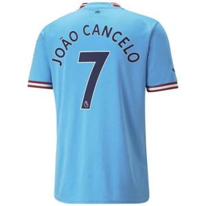 Camiseta Manchester City Joao Cancelo 7 Primera Equipación 2022-23