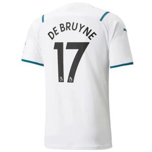 Camiseta Manchester City Kevin De Bruyne 17 Segunda Equipación 2021 2022