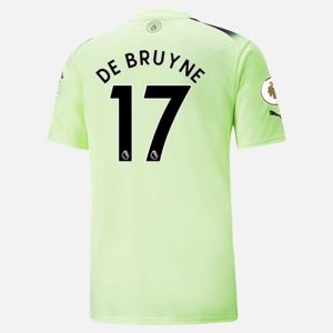 Camiseta Manchester City Kevin De Bruyne 17 Tercera Equipación 2022 2023