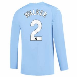 Camiseta Manchester City Kyle Walker 2 Primera Equipación 2023-2024 - Manga Larga
