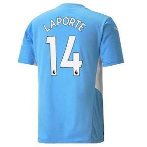 Camiseta Manchester City Laporte 14 Primera Equipación 2021 2022