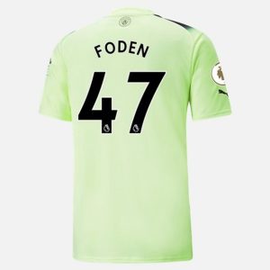 Camiseta Manchester City Phil Foden 47 Tercera Equipación 2022-23