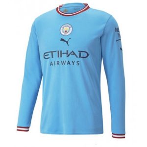 Camiseta Manchester City Primera Equipación 2022-23 - Manga Larga