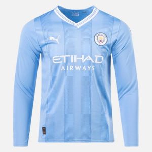 Camiseta Manchester City Primera Equipación 2023-2024 - Manga Larga