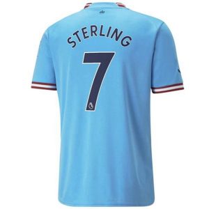 Camiseta Manchester City Raheem Sterling 7 Primera Equipación 2022-23