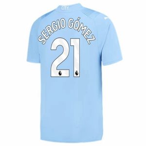 Camiseta Manchester City Sergio Gómez 21 Primera Equipación 2023-2024