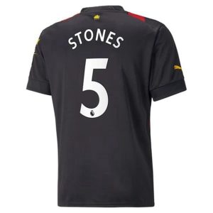 Camiseta Manchester City Stones 5 Segunda Equipación 2022-23