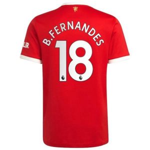 Camiseta Manchester United B.Fernandes 18 Primera Equipación 2021 2022