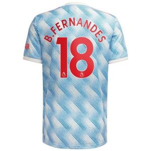 Camiseta Manchester United B.Fernandes 18 Segunda Equipación 2021 2022