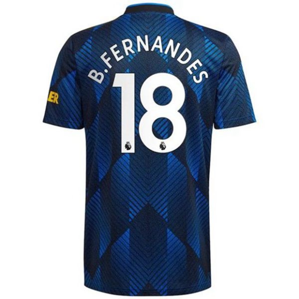 Camiseta Manchester United B.Fernandes 18 Tercera Equipación 2021 2022