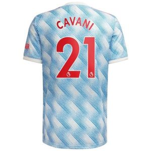 Camiseta Manchester United Edinson Cavani 21 Segunda Equipación 2021 2022