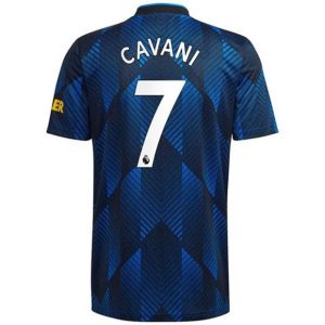 Camiseta Manchester United Edinson Cavani 7 Tercera Equipación 2021 2022