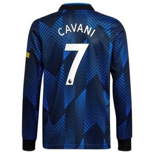 Camiseta Manchester United Edinson Cavani 7 Tercera Equipación - Manga Larga