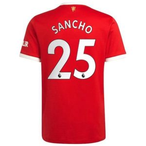 Camiseta Manchester United Jadon Sancho 25 Primera Equipación 2021 2022