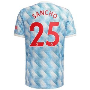 Camiseta Manchester United Jadon Sancho 25 Segunda Equipación 2021 2022