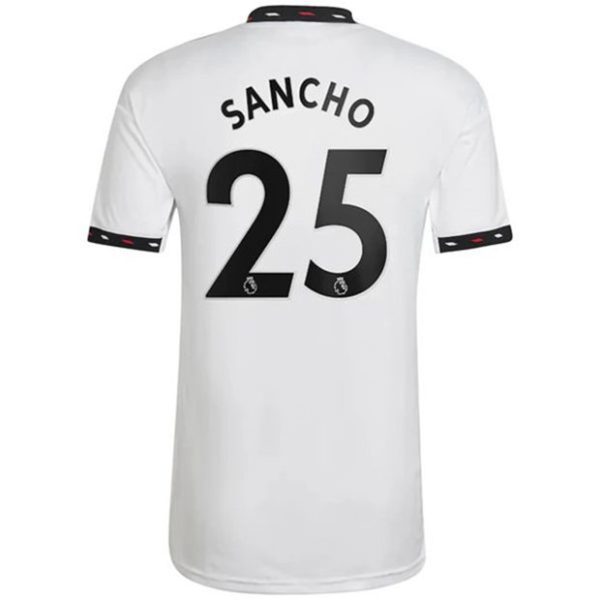 Camiseta Manchester United Jadon Sancho 25 Segunda Equipación 2022 2023