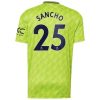 Camiseta Manchester United Jadon Sancho 25 Tercera Equipación 2022 2023