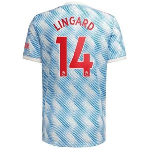Camiseta Manchester United Lingard 14 Segunda Equipación 2021 2022