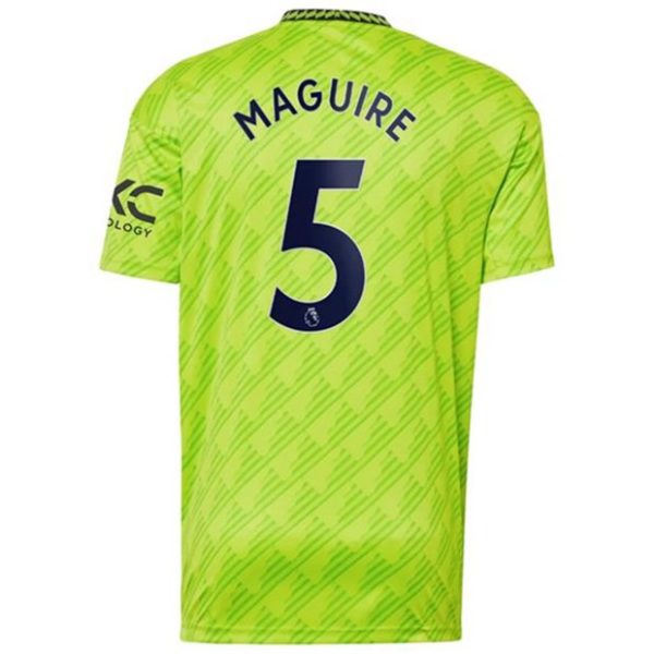 Camiseta Manchester United Maguire 5 Tercera Equipación 2022 2023