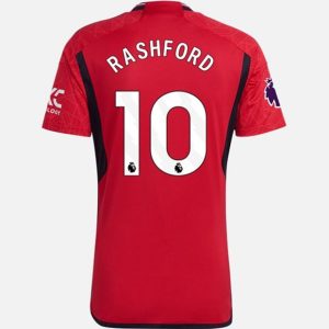Camiseta Manchester United Marcus Rashford 10 Primera Equipación 2023-2024