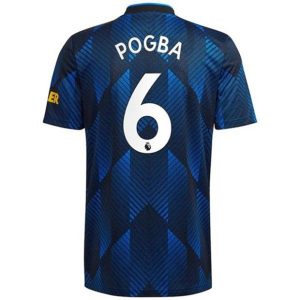 Camiseta Manchester United Paul Pogba 6 Tercera Equipación 2021 202