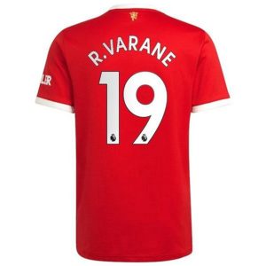 Camiseta Manchester United R.Varane 19 Primera Equipación 2021 2022