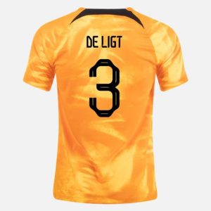 Camiseta Países Bajos De Ligt 3 Primera Equipación 2022
