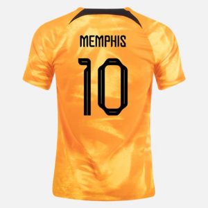 Camiseta Países Bajos Memphis Depay 10 Primera Equipación 2022